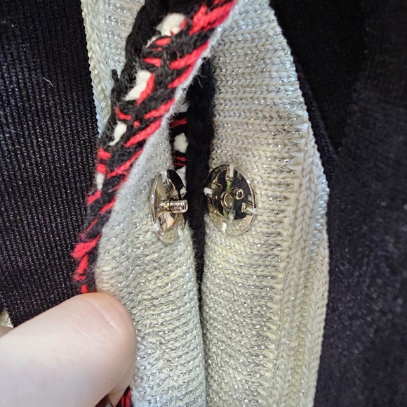 Self-Portrait Cream Knit Mini Dress - size small - Picture 4 of 16